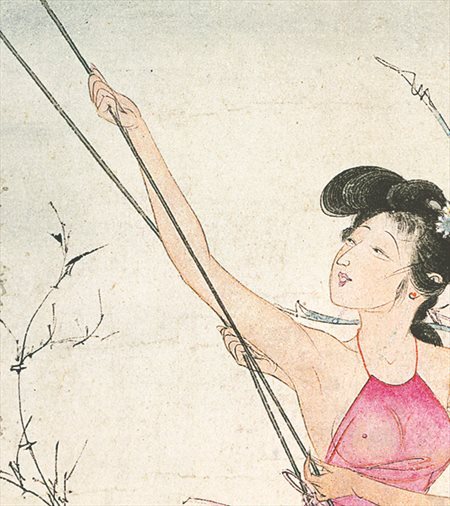 镇平-胡也佛的仕女画和最知名的金瓶梅秘戏图